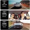 XRC TECH 3CHs 2K+1080P+1080P IPS Touch Screen Car Rearview Mirror Dash Cam Front and Rear and Inside 180Adjustable Interior Lens Video Recorder with WiFi View Car DVR with 64GB TF Card view 4