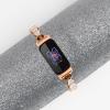 Compatible with Fitbit inspire 2 Bands Women, Adjustable Elegant style Stainless steel metal with diamonds Bands Compatible with Fitbit Inspire HRInspire bands Women (inspire 2, Rose Gold) view 4