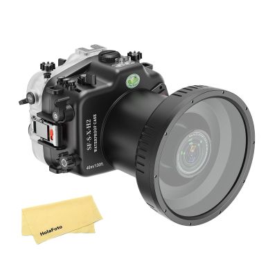 SeaFrogs SF-S-X-H2 [40M/130FT] Professional Diving Underwater Housing Scuba Waterproof case for Fujifilm X-H2 Fuji XH2s with XF 16-55mm 1: F2.8 R Lenses