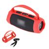Silicone Case for JBL Charge 5 Wi-Fi/Charge 5 Portable Bluetooth Speaker, Protective Sleeve with Handle and Shoulder Strap Wireless Speakers Accessories (Red) view 1