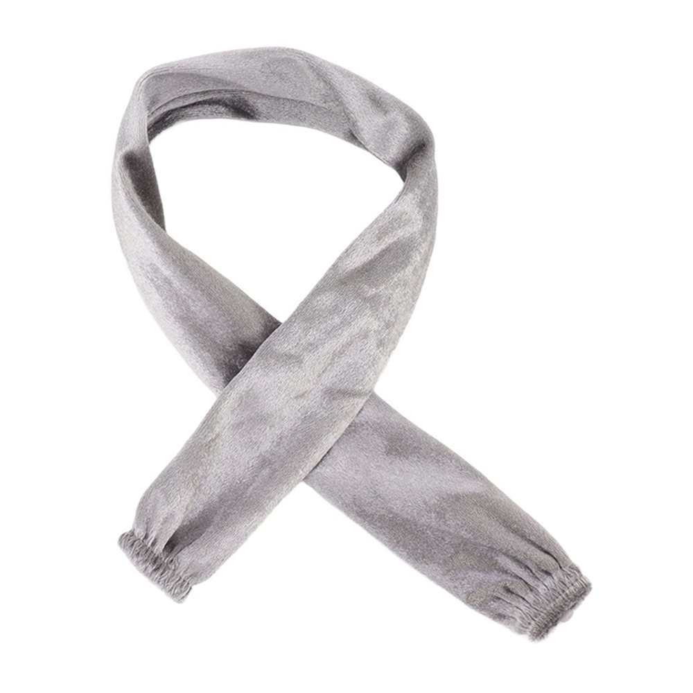 Chain Cover, Dustproof Wire Flannelette Cloth 60cm Length 5cm Width with Zipper for Protection, Fabric Wire Cover Fabric Cord Cover (grey)