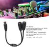 Gavigain DIN 7 Pin Splitter Y Adapter,DIN 7 Pin Male to 2 DIN 7 Pin Female Y Cable 0.98ft PVC Plug and Play DIN 7 Pin Splitter Y Adapter Sound Connection Cable view 2