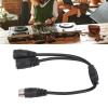 Gavigain DIN 7 Pin Splitter Y Adapter,DIN 7 Pin Male to 2 DIN 7 Pin Female Y Cable 0.98ft PVC Plug and Play DIN 7 Pin Splitter Y Adapter Sound Connection Cable view 4