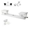 CTXSumTec Security Camera Mount Holder for Double Surveillance Camera, Metal Steel One to Two Horizontal Cross Bar Dual Camera Mount Bracket Extension Bar Horizontal Arm (Cross Bar Mount) view 1