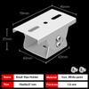 CTXSumTec Security Camera Mount Holder for Double Surveillance Camera, Metal Steel One to Two Horizontal Cross Bar Dual Camera Mount Bracket Extension Bar Horizontal Arm (Cross Bar Mount) view 3