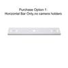 CTXSumTec Security Camera Mount Holder for Double Surveillance Camera, Metal Steel One to Two Horizontal Cross Bar Dual Camera Mount Bracket Extension Bar Horizontal Arm (Cross Bar Mount) view 4