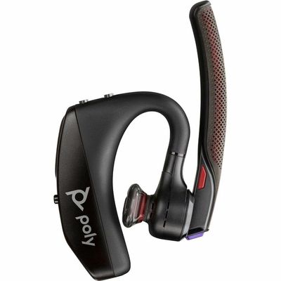 Poly Voyager 5200-M Office Headset +USB-C to Micro USB Cable TAA - Microsoft Teams Certification - Google Assistant, Siri - Mono - USB Type C, RJ-11 - Wireless - Bluetooth - 246.1 ft - 32 Ohm - 100 Hz