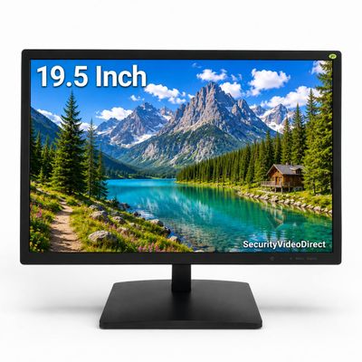 SVD 19.5" CCTV Security Monitor, 5MP BNC Input TVI/AHD/CVI, 2 BNC in 1 Out