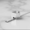 Eyepkildly Silvery Stainless Steel Cable Clips, Cord Organizer Cable Management, USB Cable Holder Wire,Wire Organizer for Desk, Wall, Car, Nightstand and Office Cable Management. (Silvery) view 2