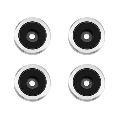 Homoyoyo Aluminum Speaker Feet Pads 4pcs Anti Vibration Feet for Amplifiers Speaker Base Pad