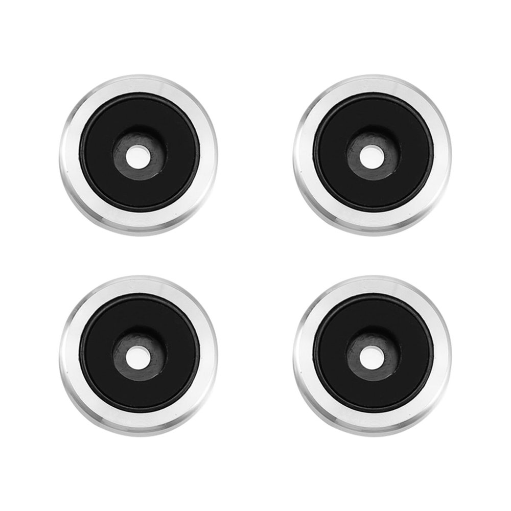 Homoyoyo Aluminum Speaker Feet Pads 4pcs Anti Vibration Feet for Amplifiers Speaker Base Pad