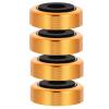 Homoyoyo 4pcs Amplifier Feet Pads Aluminum Plastic Base Pads for Furniture Speaker Isolation Reduce Noise view 1