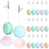 BESTonZON 18pcs Macaron Shaped Screen Cleaners Phone Cleaning Decorative Bag Pendants for Mobile Devices and Eyeglasses Dust and Smudge Removal view 1