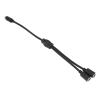 Gavigain Mini DIN 6 Pin to 2 Mini DIN 6 Pin Cable,2 Splitter 6 pin Mini Din Male to 2 Female Sockets Cable Mouse/Keyboard Y Splitter Cable Mini DIN 6 Pin Splitter Cable 1.0ft view 4
