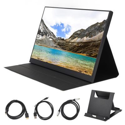 14 inch Portable Monitor, 2.5K 60Hz HD External Monitor for Gaming Work, Full View Angle, HDR Image, Screen Casting, Laptop Screen Extend
