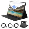14 inch Portable Monitor, 2.5K 60Hz HD External Monitor for Gaming Work, Full View Angle, HDR Image, Screen Casting, Laptop Screen Extend view 1