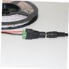 15pcs CCTV Security Camera Led Strip Power Supply Cable Dc Power Jack Connector Female to Male Adapter view 2