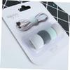 OSALADI 8pcs Silicone Magnet Cable Winder Earphone Cord Holder Organizer for Tidy Desktop Storage Practical Wire Holder for Use Design view 4