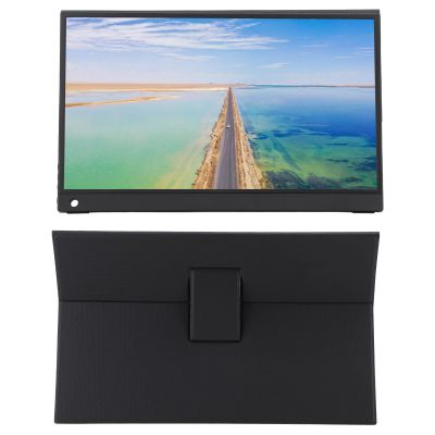 15.6 Inch Portable Monitor Ultra Slim HDR Display, Touchscreen USB Type C HD Multimedia Interface, Dual Screen for Phone Computer Gaming, Portable Monitor with HDR