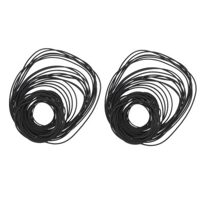 Didiseaon 4packs Replacement Cassette Drive Belt for Tape Cassette Recorders Rubber Flexible