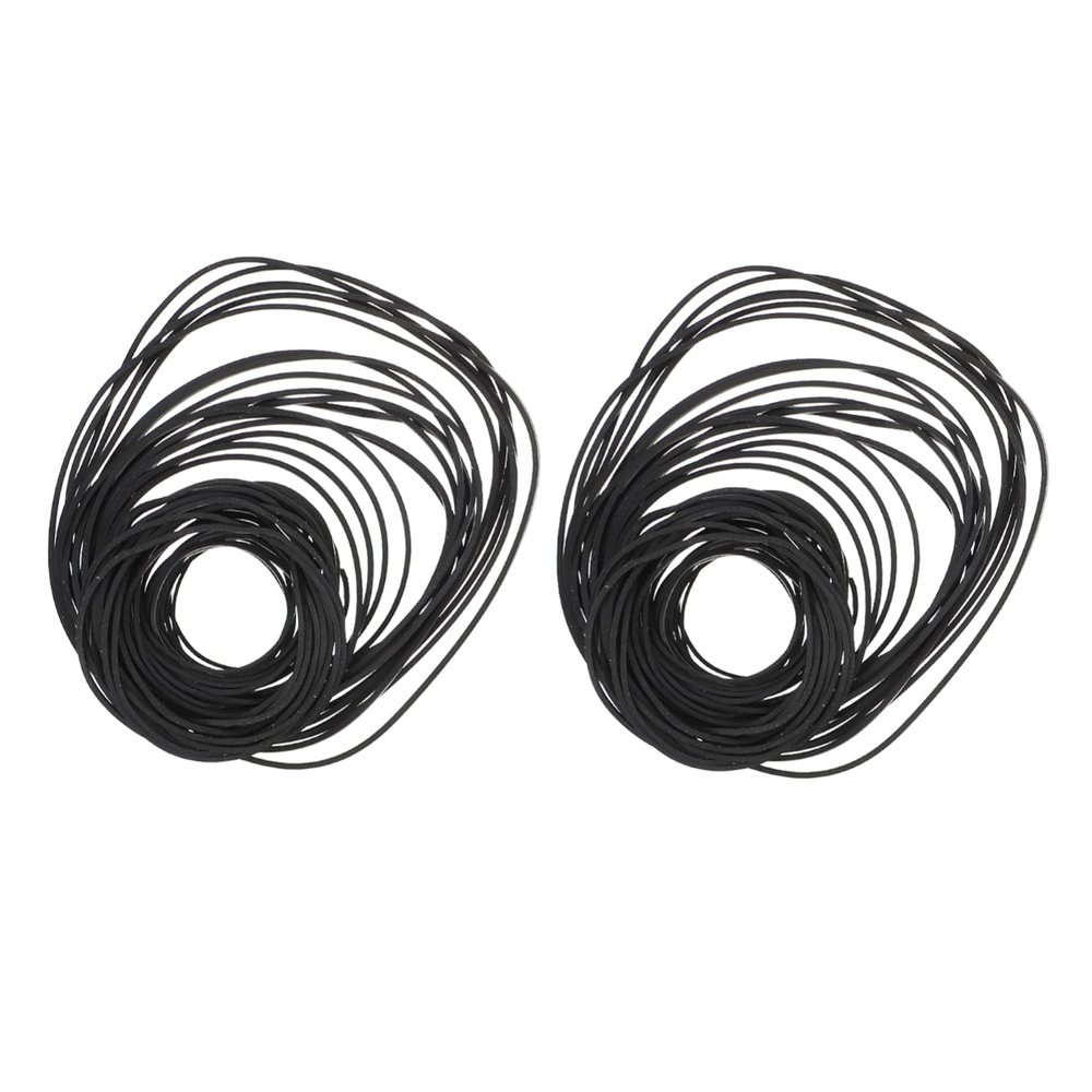 Didiseaon 4packs Replacement Cassette Drive Belt for Tape Cassette Recorders Rubber Flexible