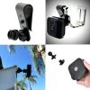 Rigid Rain Gutter Mount for Security Camera - Easy Install No Drill No Rust Design, 1/4-20" Thread Joint Holder (1 Pack,Black)-Compatible with Ring Stick Up Blink Outdoor Indoor 4th XT3 XT2 Camera view 2