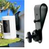 Rigid Rain Gutter Mount for Security Camera - Easy Install No Drill No Rust Design, 1/4-20" Thread Joint Holder (1 Pack,Black)-Compatible with Ring Stick Up Blink Outdoor Indoor 4th XT3 XT2 Camera view 3