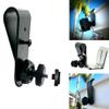Rigid Rain Gutter Mount for Security Camera - Easy Install No Drill No Rust Design, 1/4-20" Thread Joint Holder (1 Pack,Black)-Compatible with Ring Stick Up Blink Outdoor Indoor 4th XT3 XT2 Camera view 4
