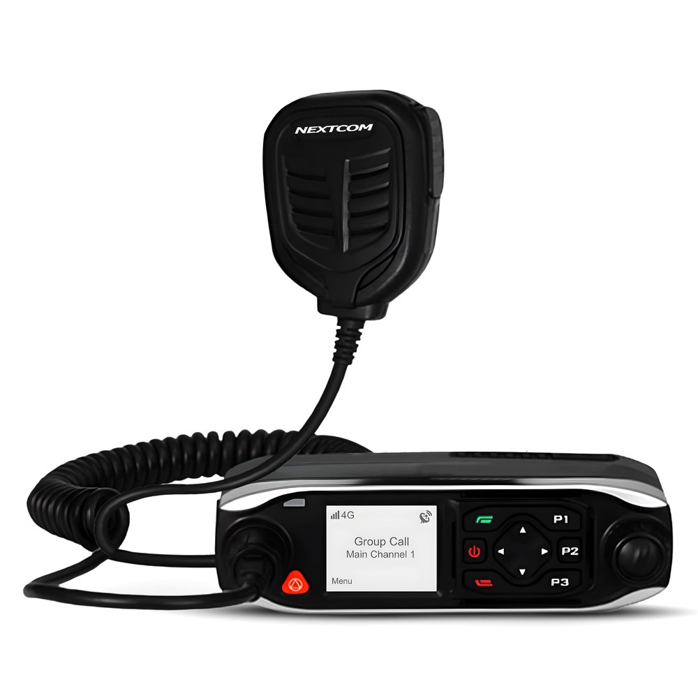 Nextcom NXM50 Long Distance 4G LTE Walkie Talkie Radios | USA & CA Coverage | Wi-Fi & GPS Enabled in Vehicle Two Way Radios with Voice Recording Walkie Talkie | Instant PTT. First Month Airtime Free