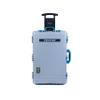 Pelican 1650 Case by ColorCase - Silver - Large Sized Waterproof Rolling Case with TrekPak Divider System & Mesh Lid Organizer - Blue Handles & Latches view 3