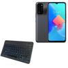 BoxWave Keyboard Compatible with Tecno Spark 8C - SlimKeys Bluetooth Keyboard - with Backlight, Portable Slim LED 7 Colors - Jet Black view 1