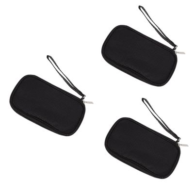DirectNine Basics 3pcs Multifunctional Cable Organizer Bag for Travel and Storage Portable USB Accessories Pouch High Elasticity for Chargers Cords and Electronics
