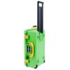 ColorCase Pelican Air 1535 Carry-on Case Lime Green - Medium Size Waterproof Case with TrekPak Divider System & Mesh Lid Organizer - Yellow Handles & Latches view 2