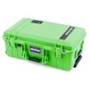 Pelican Air 1535 Carry-on Case by ColorCase - Lime Green - Medium Size Waterproof Case with Pick & Pluck Foam & Convoluted Lid Foam - Lime Green Handles & Latches view 4