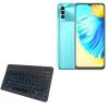 BoxWave Keyboard Compatible with Tecno Spark 8 Pro - SlimKeys Bluetooth Keyboard - with Backlight, Portable Slim LED 7 Colors - Jet Black view 1