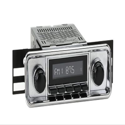 RetroRadio Compatible with 1958-67 Volkswagen Beetle with Hooded Plate Features Include Bluetooth, AUX, AM/FM LACB-M1-307-36P-76PVW1