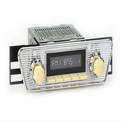 RetroRadio Compatible with 1955-73 Volkswagen Karmann GHIA Features Include Bluetooth, AUX, AM/FM LAI-M1-306-68-78VW1