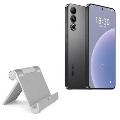 BoxWave Stand and Mount Compatible with Meizu 20 - VersaView Aluminum Stand, Portable, Multi Angle Viewing Sturdy