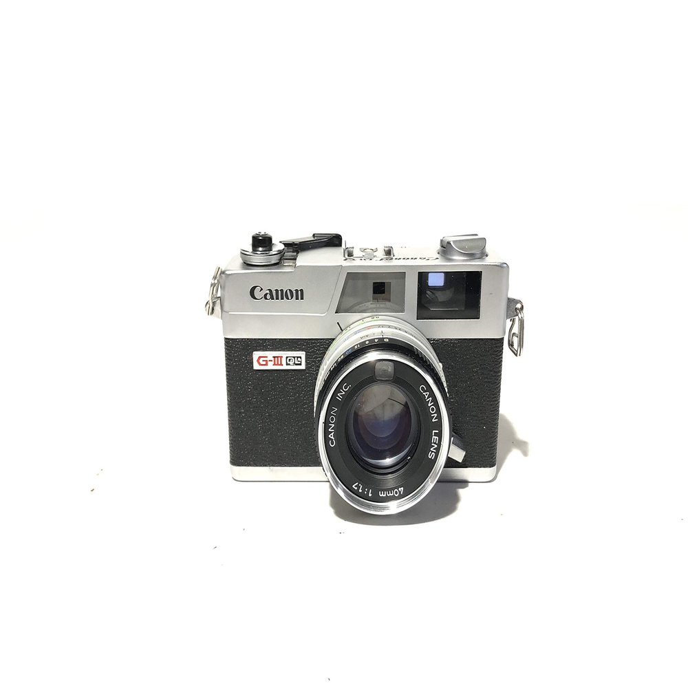 Canon Canonet QL17 GIII 35MM Rangefinder Film camera with Auto shutter and speed settings as well as manual mode. (Renewed)