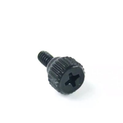 100Pcs 6#-32 * 6 Thread Teeth Computer PC Case Cooling Fan Toolless Adjustment Screw Thumbscrews Thumb Screw M3.5 (Color : Black 100pcs)