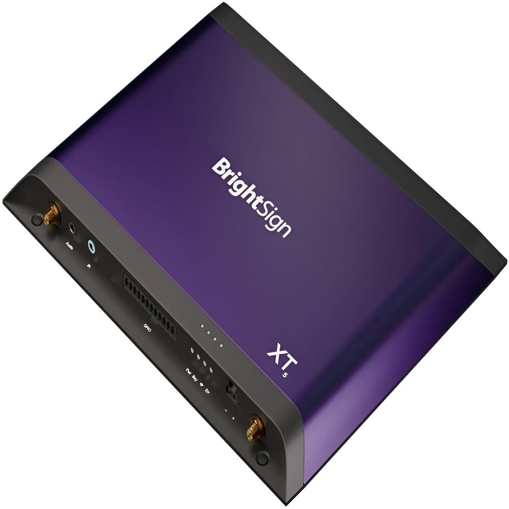 Brightsign XT245 Powerful Ultra-thin Player 1080p To 8k60p 3d Motion Graphics High Frame Rates Standard I/o Package With Gb Ethernet Supporting
