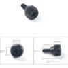 100Pcs 6#-32 * 6 Thread Teeth Computer PC Case Cooling Fan Toolless Adjustment Screw Thumbscrews Thumb Screw M3.5 (Color : Silver 100pcs) view 2