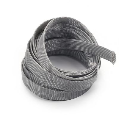 Jutagoss PET Expandable Braided Cable Sleeve, 16.4ft - 5/8 inch Gray Cable Management Sleeve, Wire Loom Tube Cord Protector for USB Cable, Power Cord, Audio Video and More, 1Pc