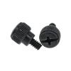 10Pcs 6#-32 * 5 Computer PC Case Cooling Round Toolless Adjustment Screw Thumbscrews Thumb Screw M3.5 (Color : Black) view 3
