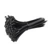 100PCS Black Cable Tie Self-Locking Plastic Nylon Tie Fastening lock up 3X100/120/150/200 Cable Tie Strap Nylon (Size : 4X150 2.6mm) view 3