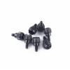 10pcs 6#-32 * 5/6mmThread Teeth Length 5mm 6mm Computer Pc Case Cooling Fan Screw Thumbscrews Thumb Screw M3.5 (Color : 5mm, Size : Silver) view 3