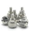 10Pcs 6#-32 * 5 Thread Teeth Length 5mm Computer PC Case Cooling Fan Toolless Adjustment Screw Thumbscrews Thumb Screw (Color : Silver) view 1