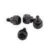100Pcs 6#-32 * 6 Thread Teeth Computer PC Case Cooling Fan Toolless Adjustment Screw Thumbscrews Thumb Screw M3.5 (Color : Black, Size : M3x10(100Pcs)) view 3