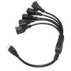 5 Way Power Cable Splitter, 3 Prong 1 to 5 Outlet Power Cord US Plug 100-240V UL Certification Heavy Duty for Outdoor for Indoor view 4