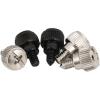 10Pcs 6#-32 * 6 Thread Teeth Computer PC Case Cooling Fan Toolless Adjustment Screw Thumbscrews Thumb Screw M3.5 (Color : M5x12 20pcs) view 2